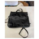 FOSSIL BLACK LEATHER BACKPACK