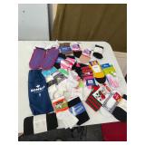 ASORTED NEW SOCKS AND SOFT GOODS