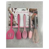 FIVE PIECE SILICONE KITCHEN UTENSILS