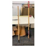 (2)- METAL GARDEN RAKES