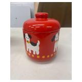 VINTAGE WAECHTERSBACH DOG TREAT JAR