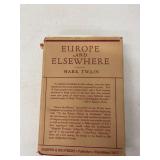 FIRST EDITION EUROPE & ELSEWHERE MARK TWAIN
