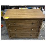 HOOKER FURNITURE THREE DRAWER NIGHTSTAND