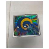 VINTAGE METAL RAMS LUNCH BOX