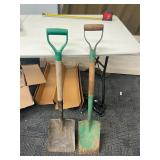 (2)- SQUARE END SHOVELS