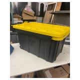 HDX 27 GAL STORAGE TOTE ON WHEELS W/ LID