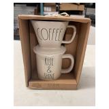 RAE DUNN COFFEE DRIP AND MUG SET