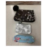 ASSORTED COSMETIC STORAGE BAGS