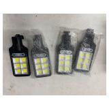 (4)- SOLAR POWERED LED LIGHTS