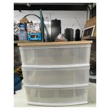 THREE DRAWER STORAGE ORGANIZER