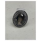 SMOKY QUARTZ RING SIZE 6