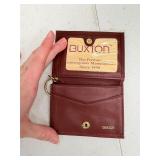 BUXTON LEATHER CARD HOLDER