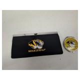 MIZZOU CLUTCH WITH COMPACT MIRROR