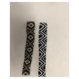 (2)- TRIBAL BEADED HEADBANDS