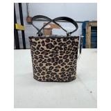 LEOPARD PRINT MAKE UP BAG WITH CONTENTS