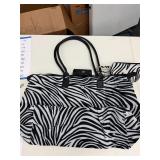 ZEBRA PRINT TOTE BAG