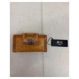 BROWN LEATHER WALLET NEW WITH TAGS