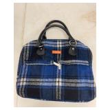 PLAID INSULATED TOTE BAG