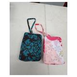 (2)- FOLDABLE TOTE BAGS