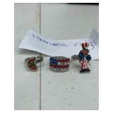 ASSORTED PATRIOTIC RINGS