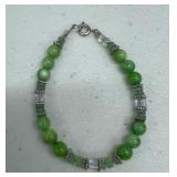 GREEN STONE BRACELET