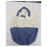 BLUE AND WHITE TOTE BAG