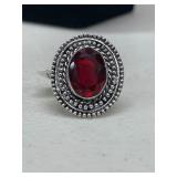 GARNET RING SIZE 8