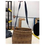 WICKER BASKET SHOULDER BAG