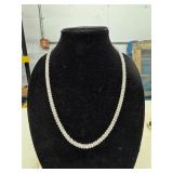 24-26' AUSTRIAN CRYSTAL NECKLACE IN SILVERTONE