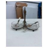 SILVER PLATE APPETIZER DISH