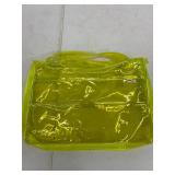 YELLOW SEE THROUGH TOTE BAG