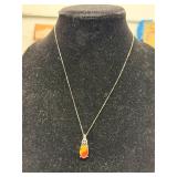 KENNEDY RANGE MOOKAITE PENDANT W/ 20' CHAIN