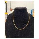 14K YG OVERLAY STERLING 20' SPARKLE CHAIN