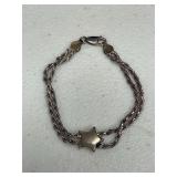 HEART CHARM CHAIN BRACELET