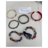 ASSORTED PATRIOTIC BRACELETS