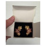 AVON FESTIVE TREASURES CLIP EARRINGS