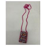 PINK CROSSBODY PHONE HOLDER