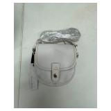 DOONEY AND BOURKE WHITE LEATHER CROSSBODY PURSE