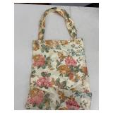 FLORAL PRINT TOTE BAG