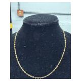 GOLD TONE CHAIN NECKLACE