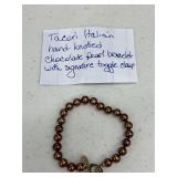 CHOCOLATE PEARL BRACELET