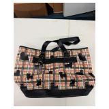 PLAID PATTERN TOTE BAG