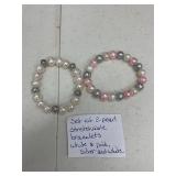 (2)- PEARL STRETCHABLE BRACELETS