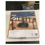 BLACK FINISH WHEELED UMBRELLA BASE