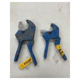 (2)- KOBALT PVC PIPE CUTTERS