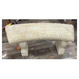CONCRETE OUTDOOR GARDEN BENCH