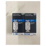 (2)- EATON GFCI RECEPTACLES