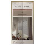 34'X72' CORDLESS WHITE FAUX WOOD BLINDS