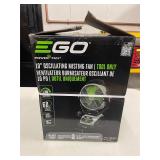 EGO 10' OSCILLATING BATTERY POWERED FAN