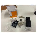 MATTE BLACK ELECTRONIC KEYPAD DEADBOLT